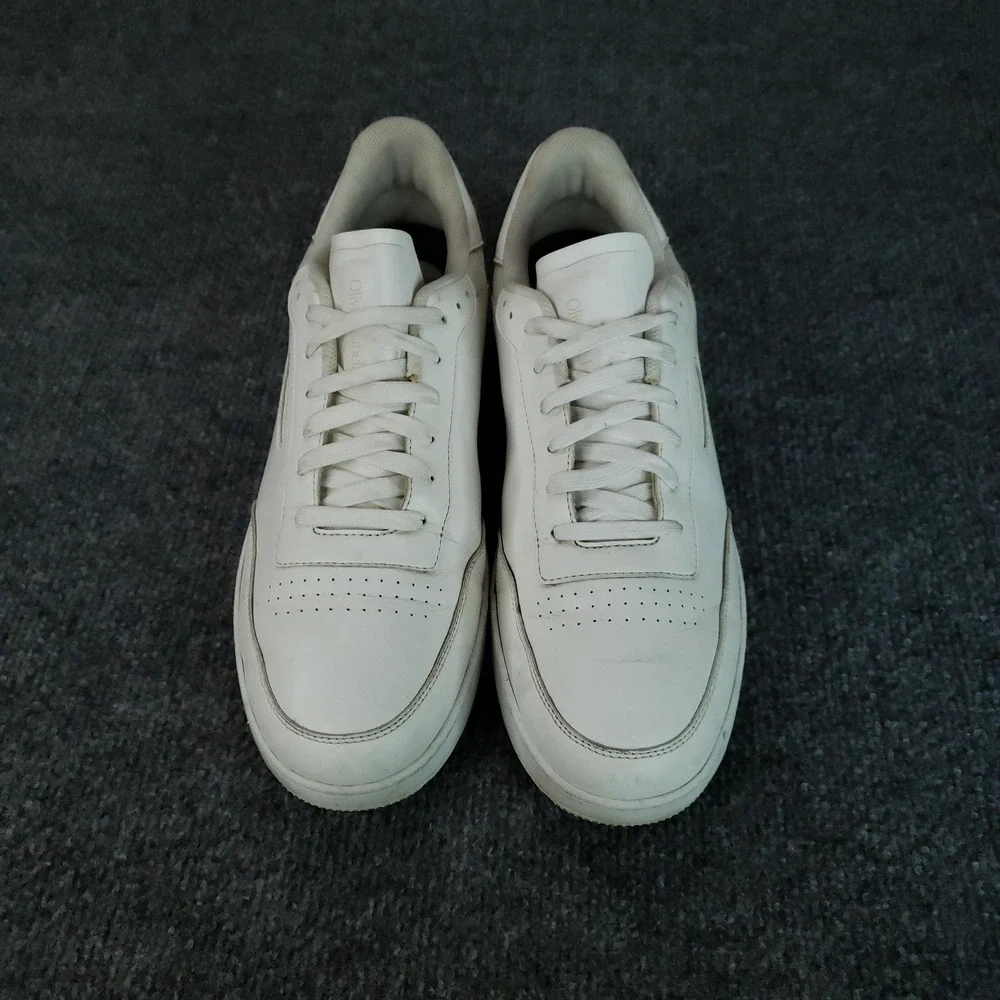 Oliver Cabell Shoes Mens Size 10‎ White Leather Low Top Casual Comfort Sneakers